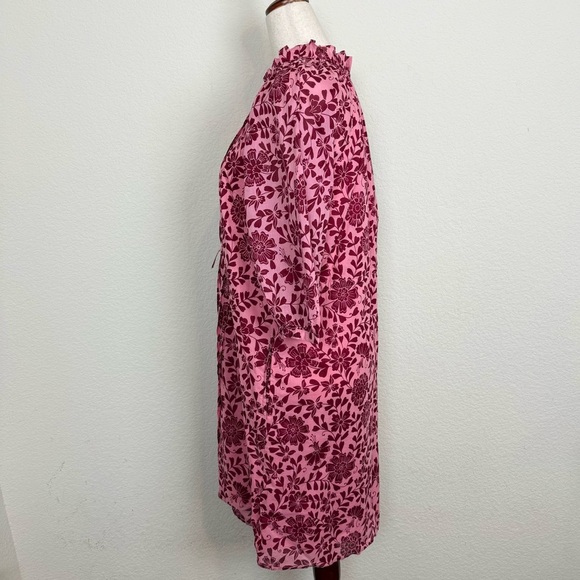 Banjanan Benita Pink‎ Floral Print Cotton Dress - Picture 13 of 16